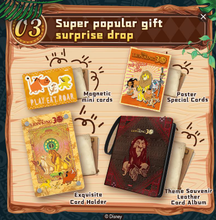 Load image into Gallery viewer, The Lion King 30th Anniversary Collectible Cards 1 Box 10 Bags