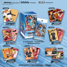 Load image into Gallery viewer, Haikyuu rarecards unboxing card game 1 Box 10 bags cards