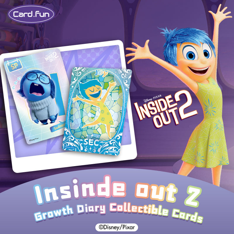 Inside Out 2- Growth diary rarecards  cards