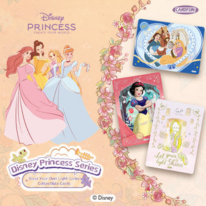 [Disney] Princess-Sparkling Self Series Collectible Cards rarecards  unboxing card game 1 Box 16 bags cards