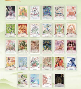 Zhong Hua Flower Blossom/ Bright Years collectible card 10bags 1 set card Series unboxing card game 1bag 3PCS Card Ornement Gift collection For Use 15 Years