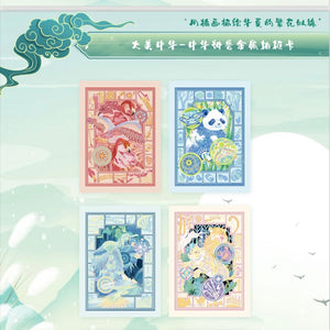 Zhong Hua Flower Blossom/ Bright Years collectible card 10bags 1 set card Series unboxing card game 1bag 3PCS Card Ornement Gift collection For Use 15 Years