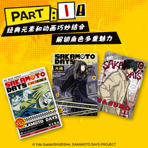 Sakamoto Daily Life collectible cards V1 rarecards  unboxing card game 1 Box 10 bags cards