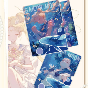YOKA Sailormoon Partners in justice series collectible card 12bags 1 set card Series unboxing card game 1bag 2PCS Card Ornement Gift collection For Use 15 Years