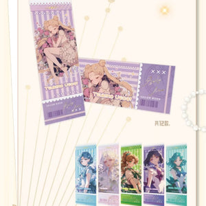 YOKA Sailormoon Partners in justice series collectible card 12bags 1 set card Series unboxing card game 1bag 2PCS Card Ornement Gift collection For Use 15 Years