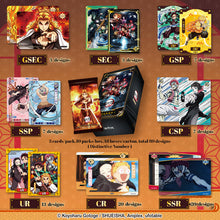 Load image into Gallery viewer, Demon Slayer Mugen Train Collector&#39;s Edition Card rarecards  unboxing card game 1 Box 10 bags cards
