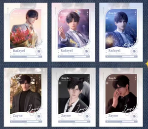 [GUANGLIE]Love and Deepspace Heart's Wild Fervor High-End Mini Cards - Luxury Collector's Set
