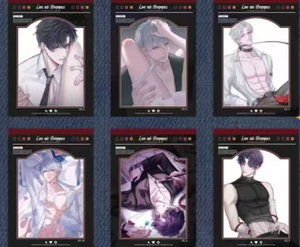 [GUANGLIE]Love and Deepspace Heart's Wild Fervor High-End Mini Cards - Luxury Collector's Set