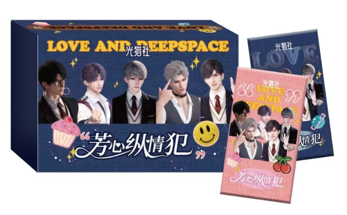 [GUANGLIE]Love and Deepspace Heart's Wild Fervor High-End Mini Cards - Luxury Collector's Set