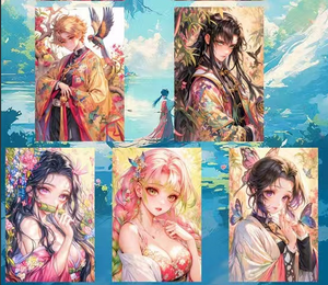 【MI LU】Demon Slayer Collectible Cards with High - quality