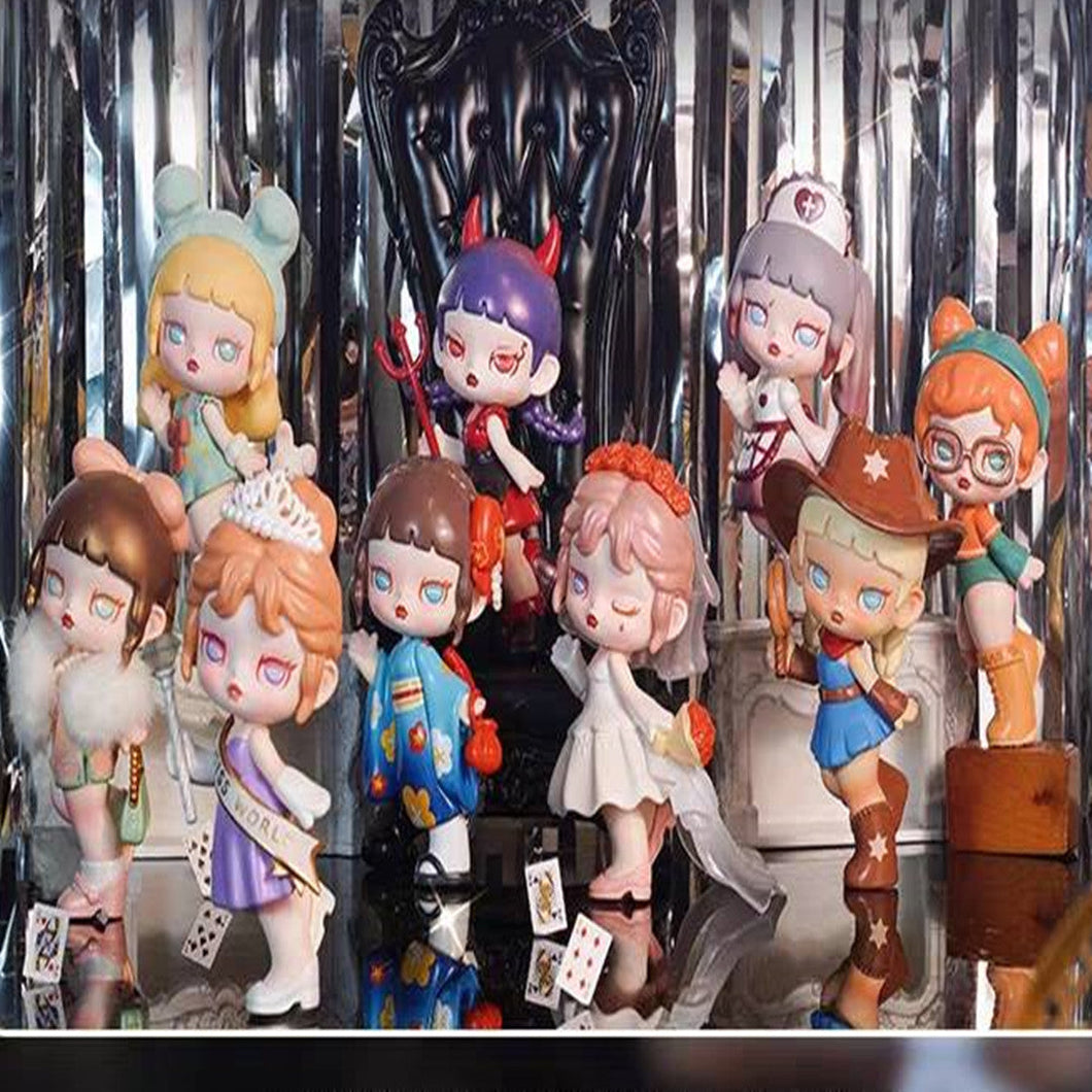 Anita shining star Series Mistery PVC Doll A Set  8 Pcs For Use 15 Years Old Or Above